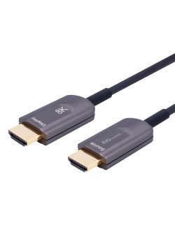 EVOssentials - HDMI 2.1V 8K A to A Hybrid Optical Fiber HDMI Cable 15M