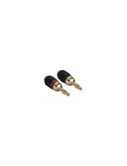 Metra - BANANA PLUGS, 2 PR (2 RED, 2 BLACK), PREMIUM GRADE
