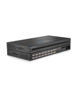 BLUSTREAM - 16x8 Digital Matrix Processor 8x analog, 4x opt, 4x coax in 8x analog out, DSP EQ