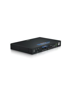 BLUSTREAM - IP Multicast UHD Video TX 1Gb, 2ch Dante TX/RX, Dual RJ45 & SFP Ports IR RS-232 USB/KVM