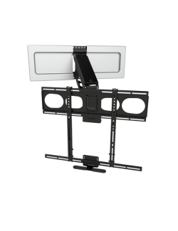 MantelMount - Pull Down TV Mount w/Full Motion for 44+ Inch Flat Screen TV's w/Sound Bar Adapter