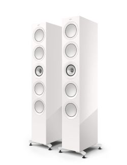 KEF - R11 Meta Floorstanding Loudspeaker Gloss White EACH