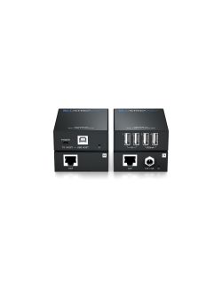 BLUSTREAM - USB 2.0 Extender set - 50m, 4x USB-A devices to 1x USB-B host, PoC